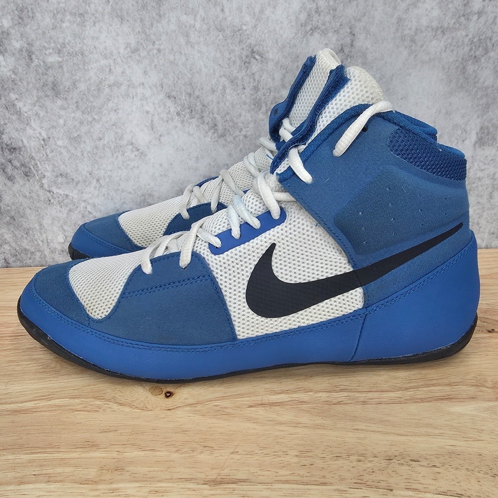 Nike Fury Wrestling Shoes Mens 10.5 Blue MMA Boxing Shoes Sneakers‎ AO2416-401 - Picture 6 of 12